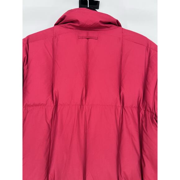 Eddie Bauer Goose Down Puffer Jacket XL Tall Red Quilted Full Zip Mens Outdoor - Picture 15 of 16